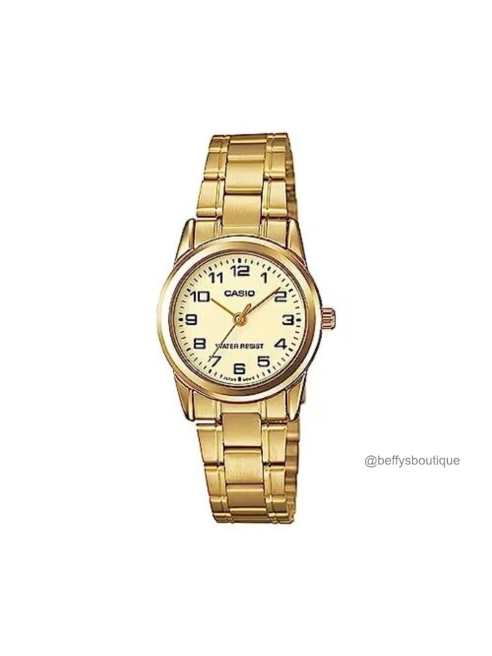 Casio Japan Quartz Watch Stainless Steel Case and Band Analog Easy Reader Water